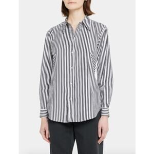 Nili Lotan Kate Shirt Striped Button Down Long Sleeve Medium